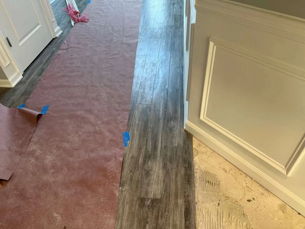 Completed marble shower restoration in Panthersville